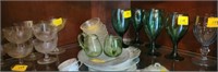 COLLECTION OF ASSORTED STEMWARE, SHERBERTS,