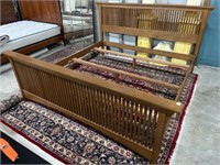 Sticky Co. oak king bedframe!!