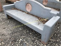 24"X7' CONCRETE BENCH