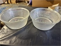 New Oceana shatterproof weighted Glass dog bowls