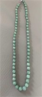 Apple Green Jadeite Knotted and Graduated Bead