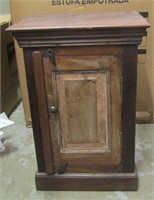 Heavy Rustic Wood Cabinet