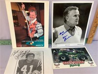 Signed picture lot Don Shula Gravedigger