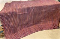 Hand woven twin size coverlet made in Pakistan