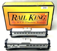 MTH Rail King RDC Budd Train Car Set.