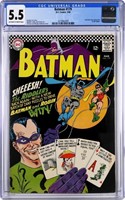 Batman #179 The Riddler's Back Again 5.5