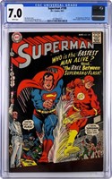 Superman #199 The Race Between Superman Flash 7.0