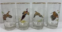 VTG Ned Smith Wild birds highball glass set of 4