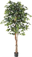 Nearly Natural 6ft. Ficus Silk Tree