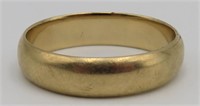 14KT Gold Classic Band Style Ring - Sz. 7.5