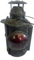 ANTIQUE SEMAPHORE RAILWAY LANTERN