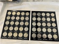 Set of US State Quarters