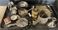 Silverplate, Pewter, Occupied Japan Jewelry Box.