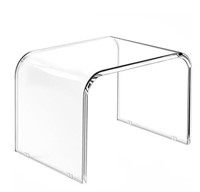 BOPKOWI Acrylic Step Stool,Acrylic Stool,Acrylic S