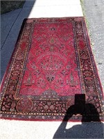 Vintage 4x7 early 1900 area rug