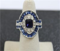 Sapphire dinner ring