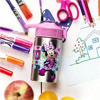 Zak Disney Minnie's Happy Helpers- SS Water Bottle