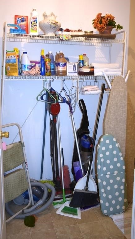 Laundry Room Contents - Shark Rocket Vacuum ++