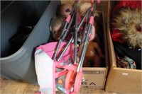 DOLLS AND STROLLER