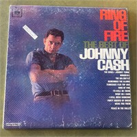 Johnny Cash Ring of Fire best of mono Country LP