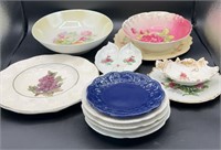 Lot Of Porcelain Plates & Bowls