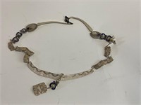 1 Margot De Taxco Sterling Mayan Style Necklace