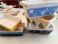 5 Crock Bread Pans, Fridge Dishes