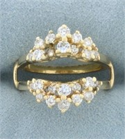 Diamond Ring Jacket in 14k Yellow Gold