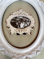 2 White Vintage Frames