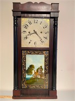 Antique Austin Chittenden Shelf Clock - Runs