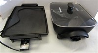 Electric Skillet & Griddle