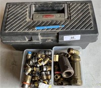 TOOLBOX WITH PLUMBING & HOSE FITTINGS,
