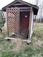 Wooden Storage Shed (5' 5" x 10' x 8' 5" High)