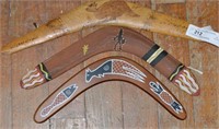 3 Handcrafted Australian Boomerangs