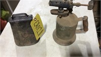 LARGE COW BELL & BLOW TORCH