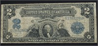 1899 2 $ SILVER CERTIFICATE F