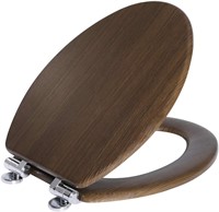 Wood Toilet Seat withHinges Covering