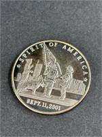 Spirit of erica Sept 11 Silver Coin