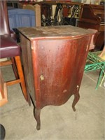 ANTIQUE MAHOGANY RECORD CABINET