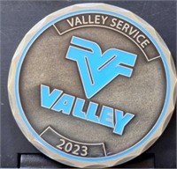 Valley Service challenge coin