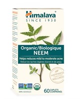 HIMALAYA ORGANIC NEEM 60 CAPLETS