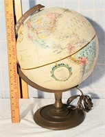 Vintage light up World globe