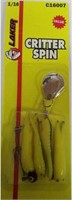 Eagle Claw Laker Critter Spin 1/16oz Yellow Stripe