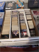 Box of baseball cards