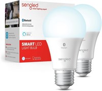 NEW 2PK Smart LED Light Bulb w/Bluetooth