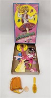 Barbie Sensations Colorforms Dress Up Doll in box