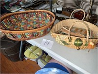 2 GREAT BASKETS AND GREEN STAMPS