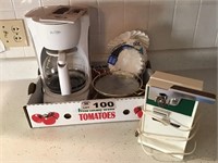 MR COFFEE, FILTERS, CAN OPENER, WARMER