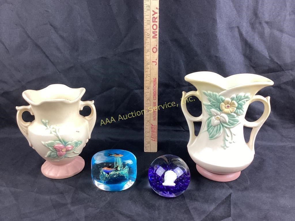 Hull Pottery Wild Flower Vases (2) also includes