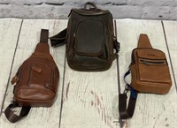 Leather Shoulder Backpacks